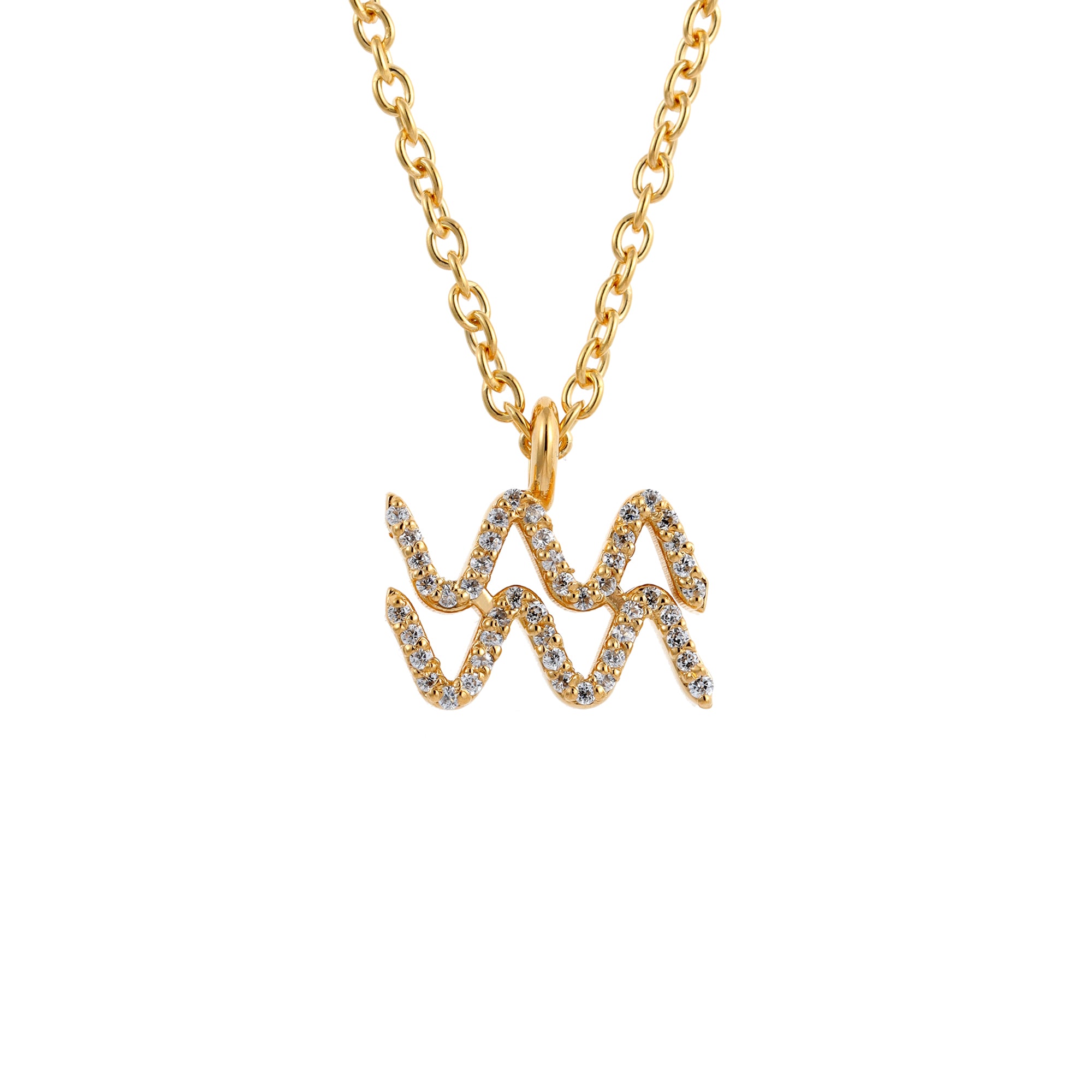 Zodiac Signs Pendant | 14k Yellow Gold | VS Diamonds