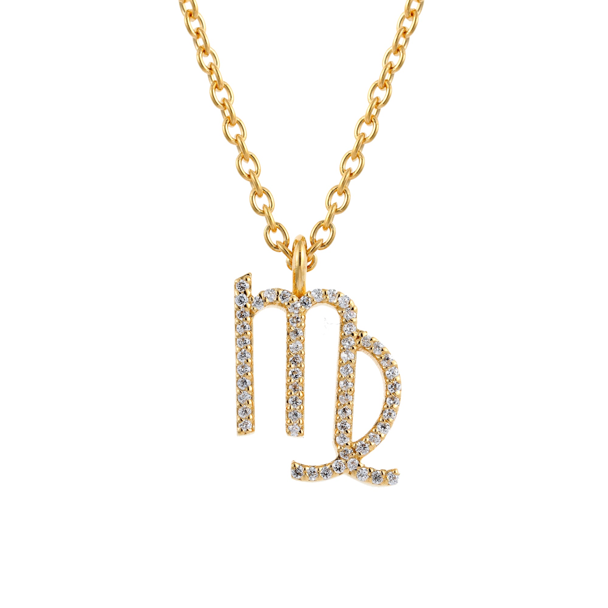 Zodiac Signs Pendant | 14k Yellow Gold | VS Diamonds