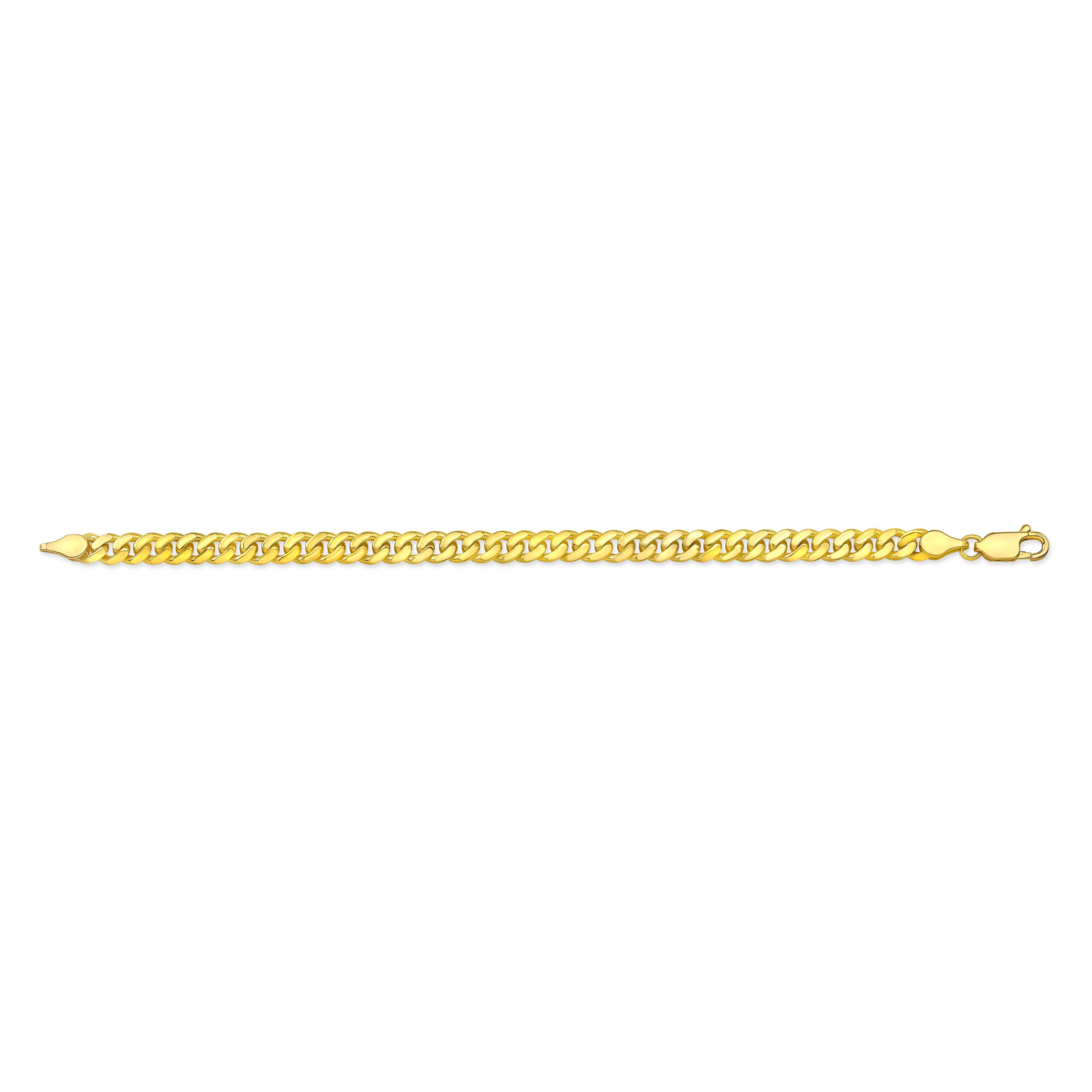 4mm Cuban Bracelet | 14k Yellow Gold