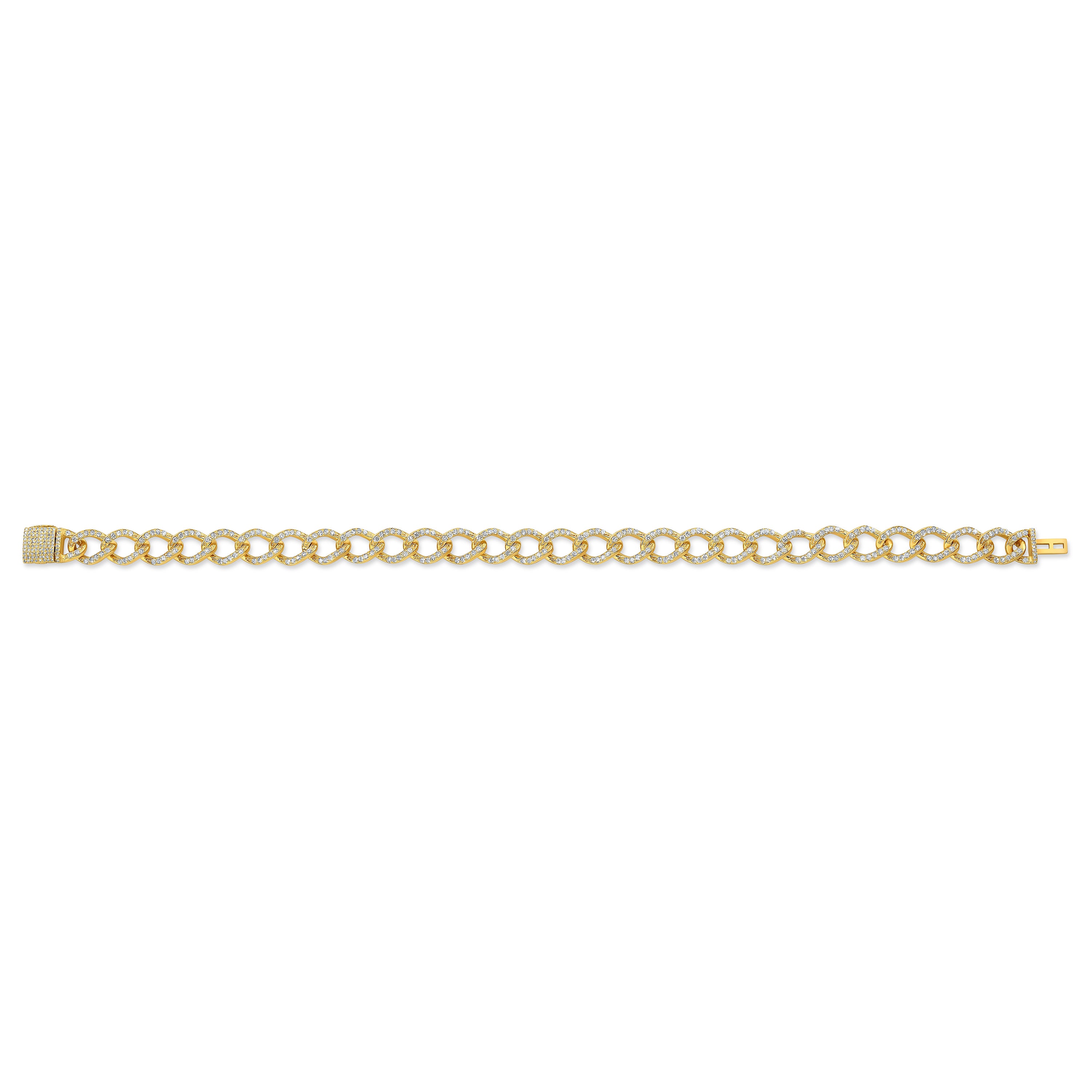 Wilshire Curb Bracelet | 14k Yellow Gold