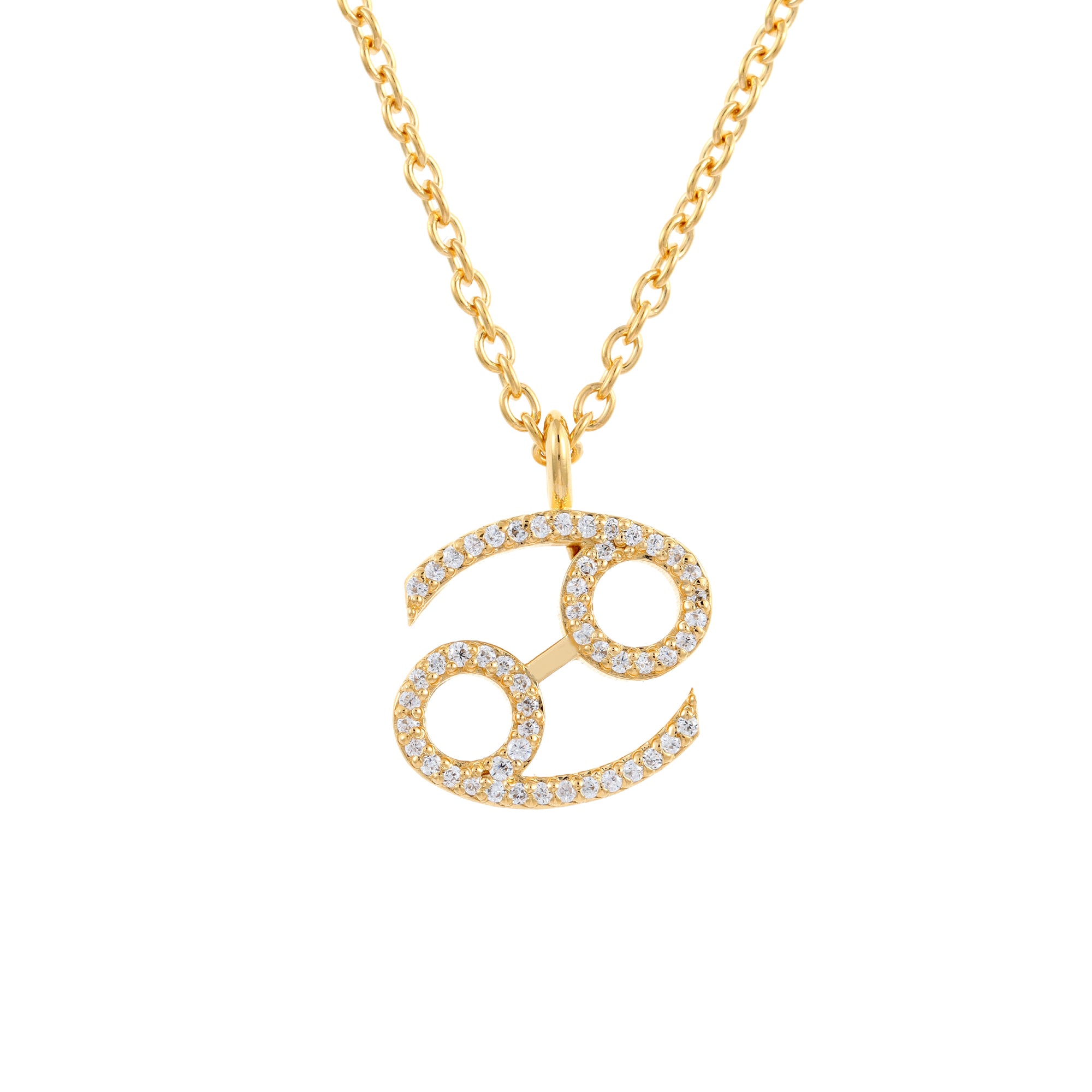 Zodiac Signs Pendant | 14k Yellow Gold | VS Diamonds