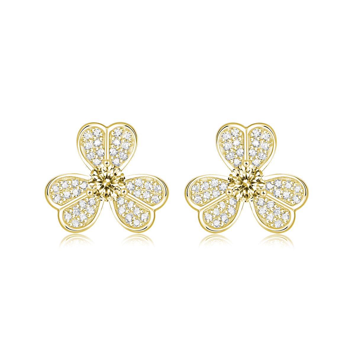 Lucky Charm Gemstone Earrings in 14k Gold | .25ct