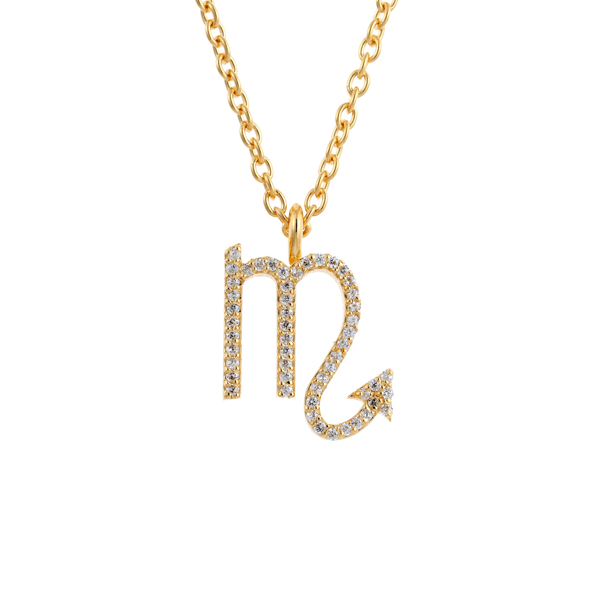 Zodiac Signs Pendant | 14k Yellow Gold | VS Diamonds