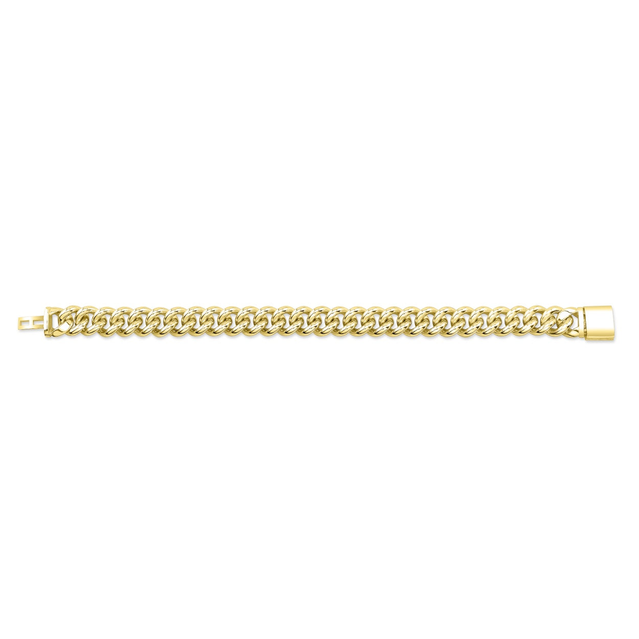 7mm Cuban Bracelet | 14k Yellow Gold